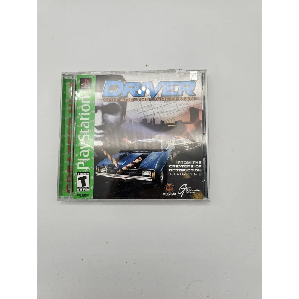 Driver 1 Black Label PS1 PlayStation Artwork & Instruction Manual Only